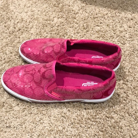 coach slip on tennis shoes